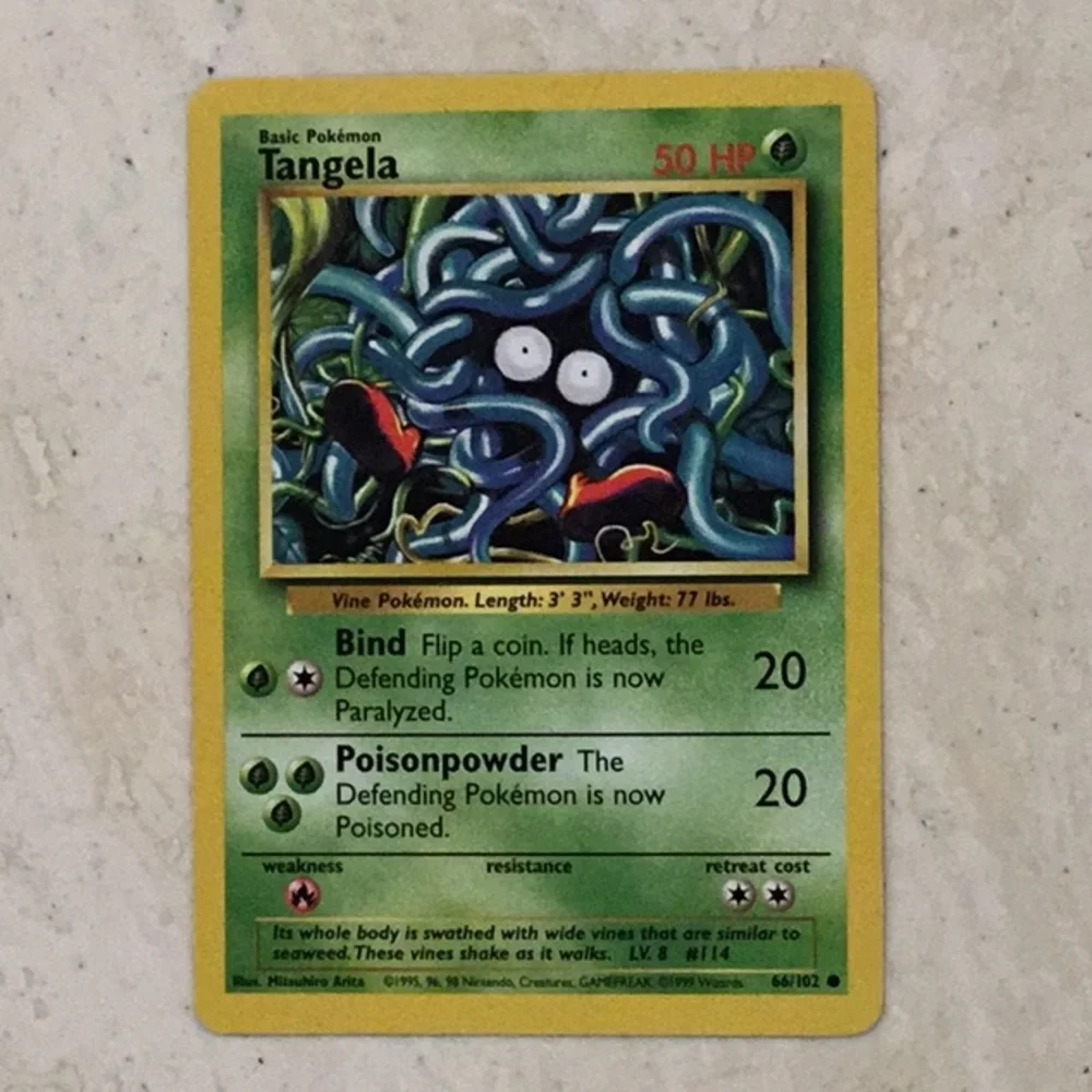 1999 Pokemon Cards Fossil Base Set Gastly Ekans Arbok Tentacruel Lot 8 Card